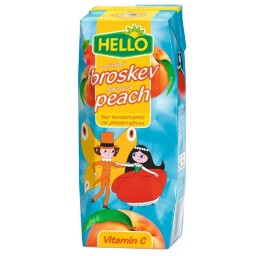 HELLO MINI broskev 250 ml